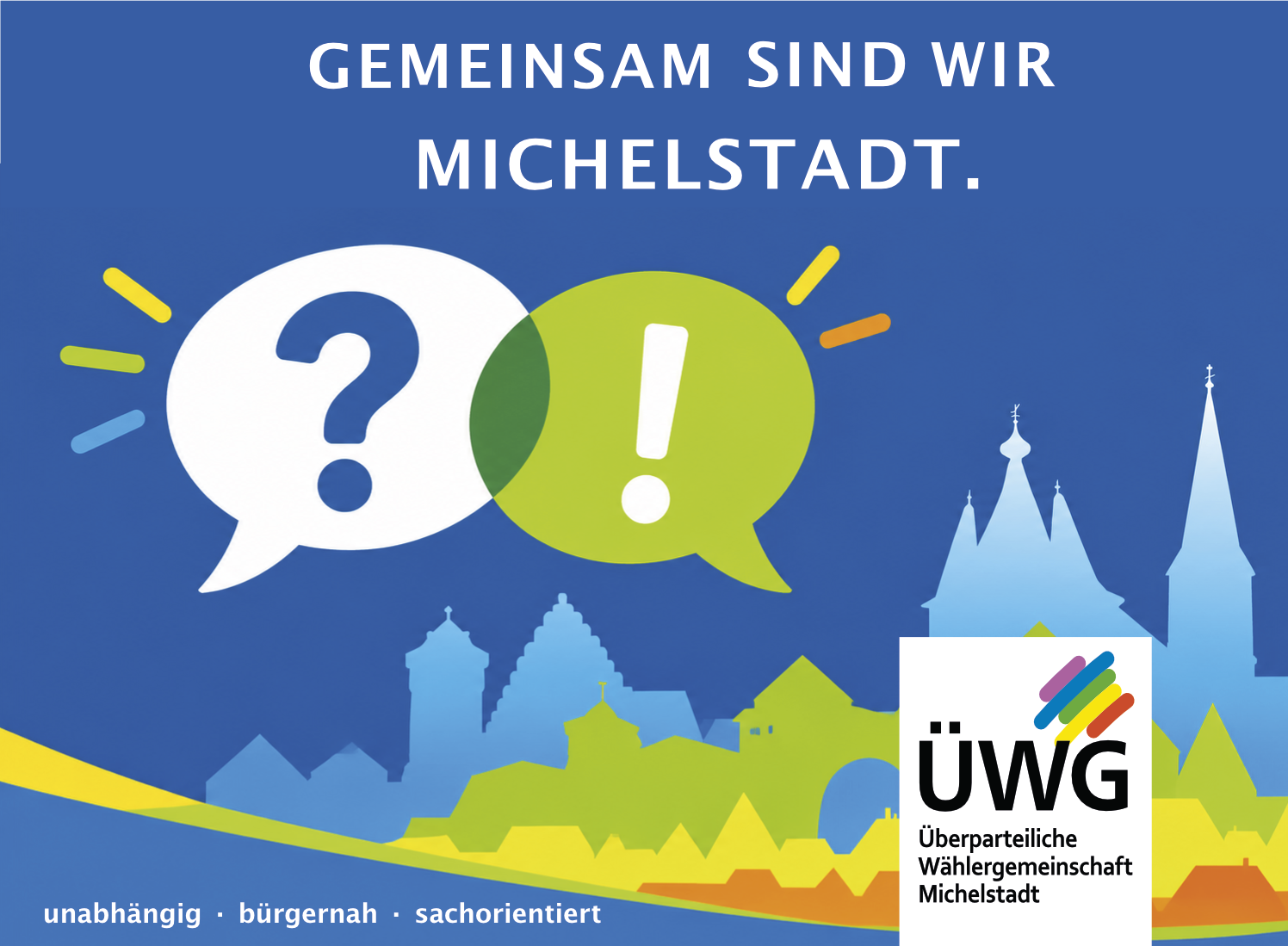 ÜWG - transparente Politik, unabhängig - bürgernah - sachorientiert